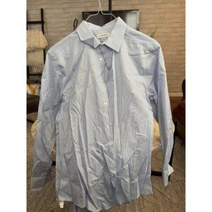 Calvin Klein Infinite Non-Iron Slim Fit Stretch Button Down Shirt Mens Size 40